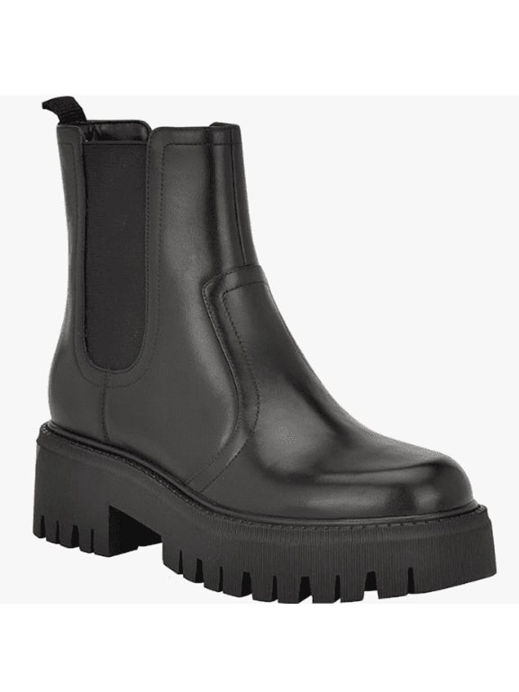 Calvin Klein Women's Jayden Ankle Boot Elegant, Versatile Bootie with Low Heel (Size 6.5M)