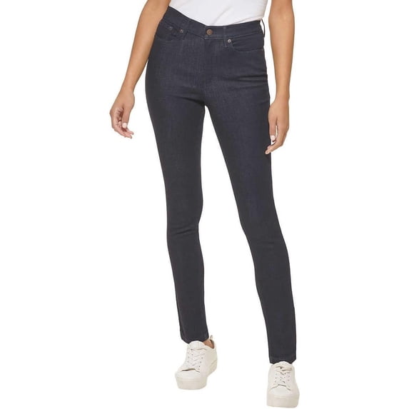 Calvin Klein Jeans Ladies' Size 10, High Rise Skinny Jeans, Dark Blue (Delmar)
