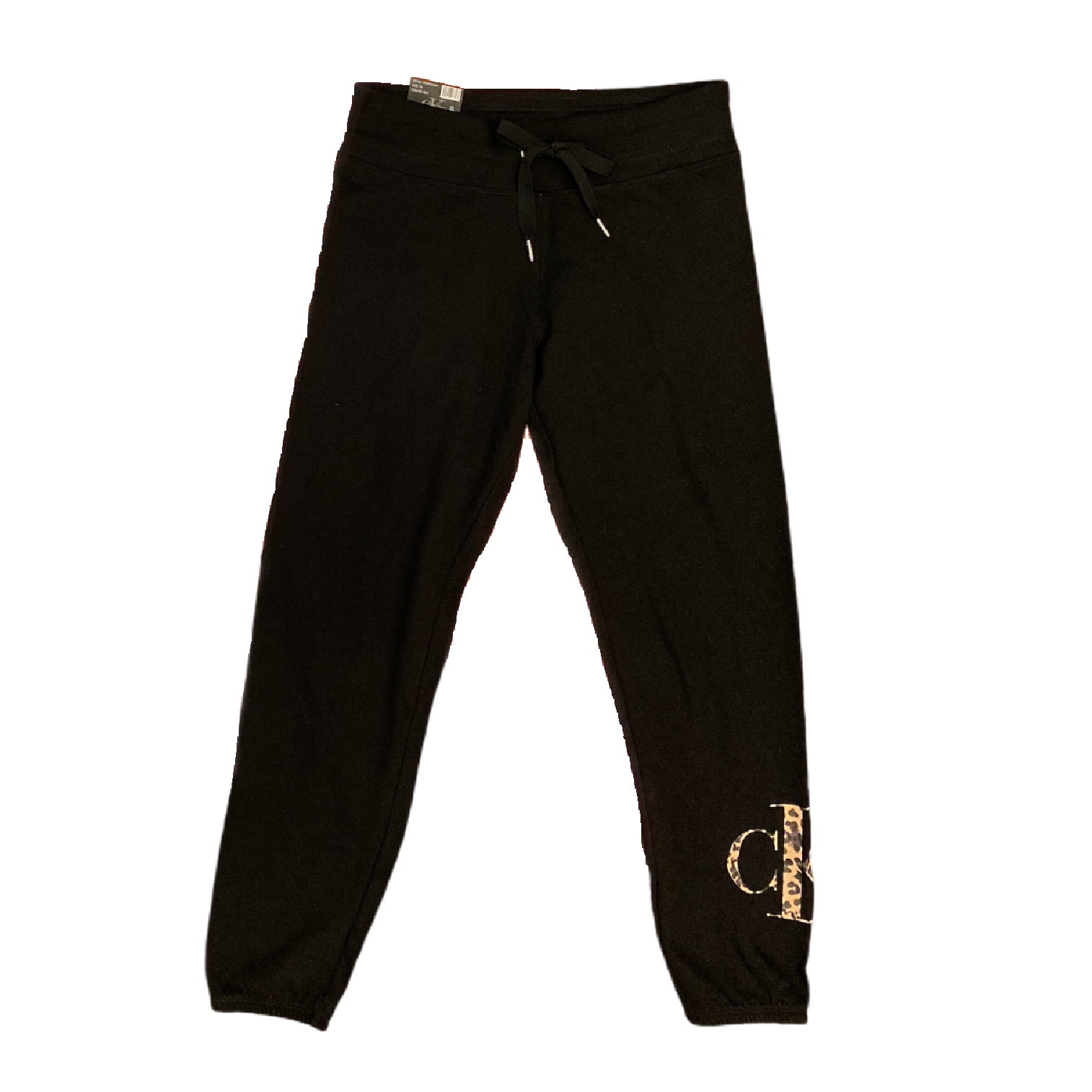 Calvin Klein Women's Lightweight Soft Terry CK Logo Jogger Pants