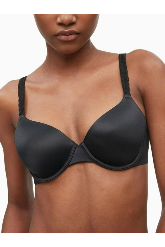 Women's Liquid Tough Lightly Lined Full Coverage Bra, Black, 34DD