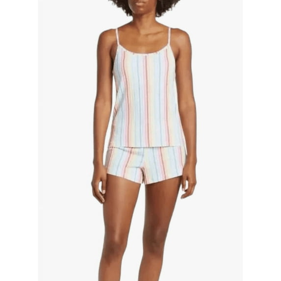 Calvin Klein Women`s Logo Cotton Stretch Pajama 2 Piece Set