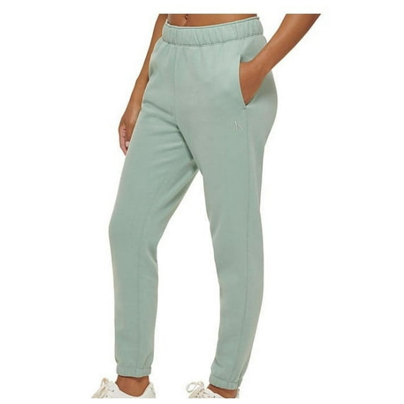 Calvin Klein Women's Logo Jogger (Jasper, Large)
