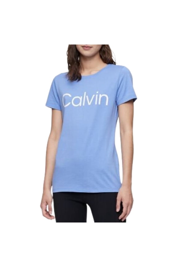 Women's Logo T-Shirt Blue Size XS