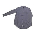 thumbnail image 1 of Calvin Klein Women’s Long Sleeve Button Down Shirts, Mood Indigo, Small, 1 of 1