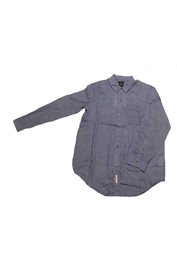 Women’s Long Sleeve Button Down Shirts, Mood Indigo, Small