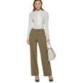 thumbnail image 1 of Calvin Klein Women's Lux Modern Fit Pants Brown Size 14, 1 of 3