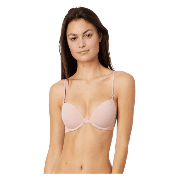 Calvin Klein Women's Minimalist Micro Lightly Lined Demi Bra, Subdued, 34A