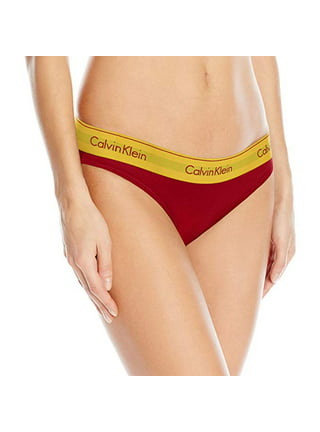 Calvin Klein Underwear Women's Modern Cotton Bikini Panties, Black, Small