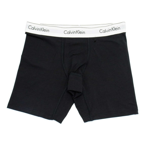 Calvin Klein Women's Modern Cotton Boxer Brief, Black,S - US