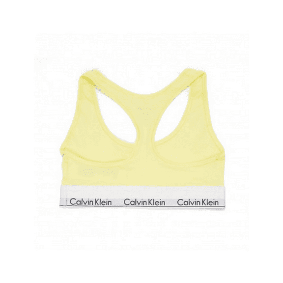Calvin Klein Women's Modern Cotton Bralette, Pop Yellow,XS - US
