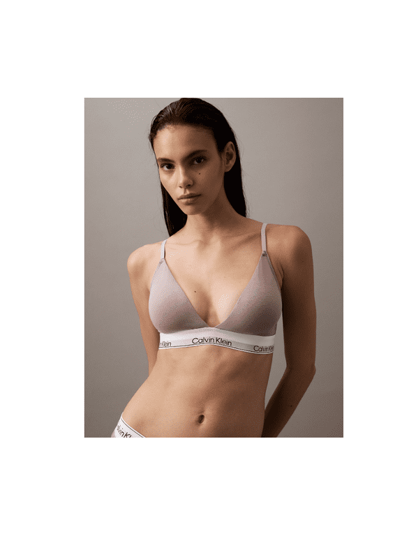 Women's Modern Cotton Lightly Lined Triangle Bralette QF5650 - Sand Trap