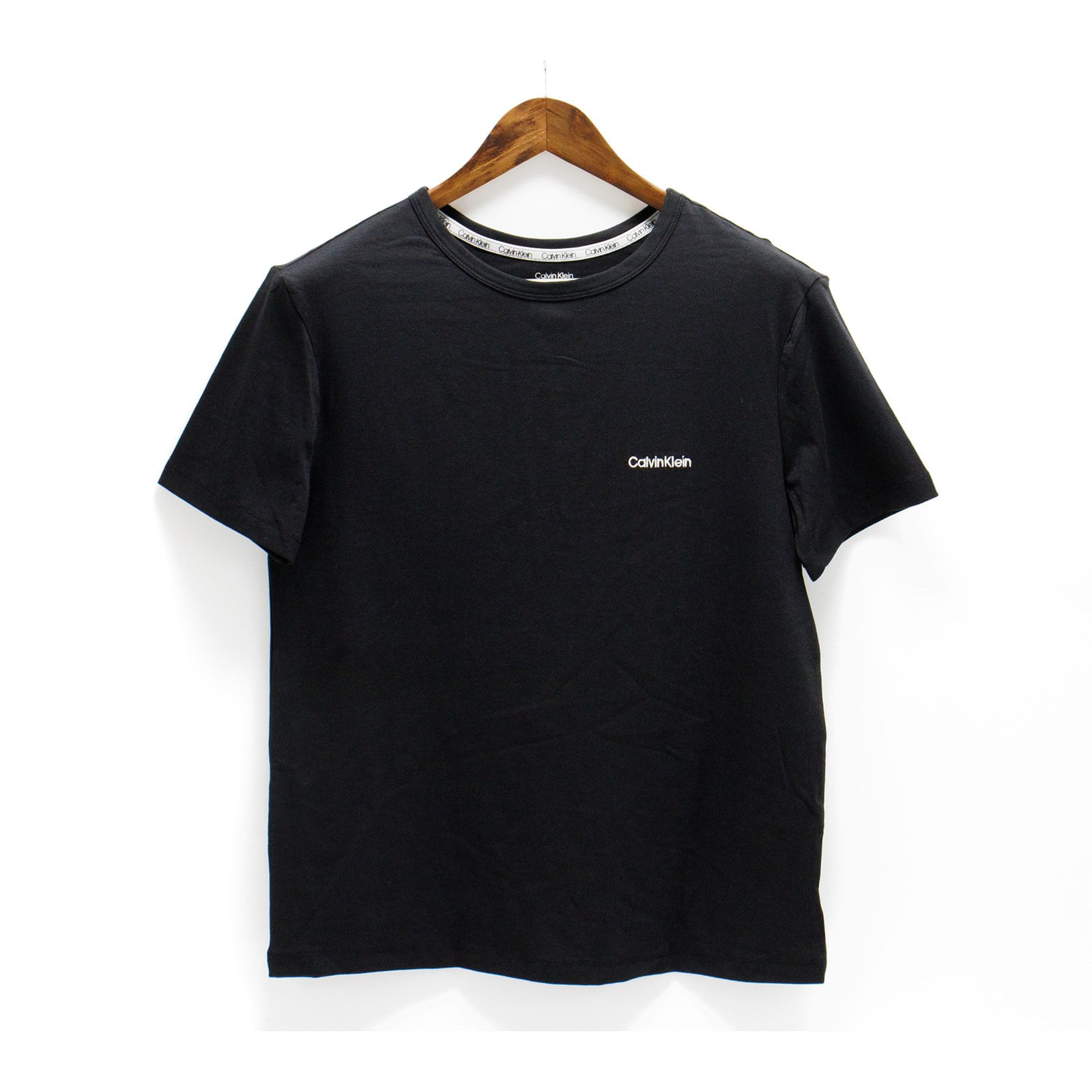Calvin Klein Women's Modern Cotton Lounge Tshirt, Black,S - US