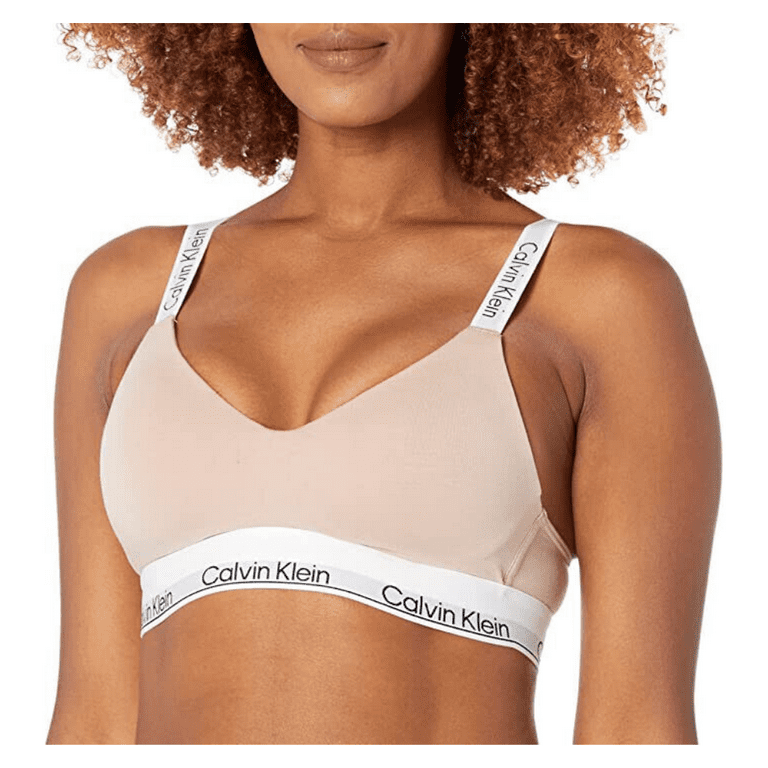 Calvin Klein Women s Modern Cotton Naturals Lightly Lined Wireless Bralette 3X Walmart