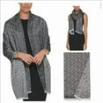 thumbnail image 1 of Calvin Klein® Women's Monogram CK Logo-Print Pashmina Wrap Scarf A1WS6683 Color "bsh", 1 of 6