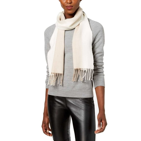 Calvin Klein Women's Ombré Striped Woven Scarves, Brown/White