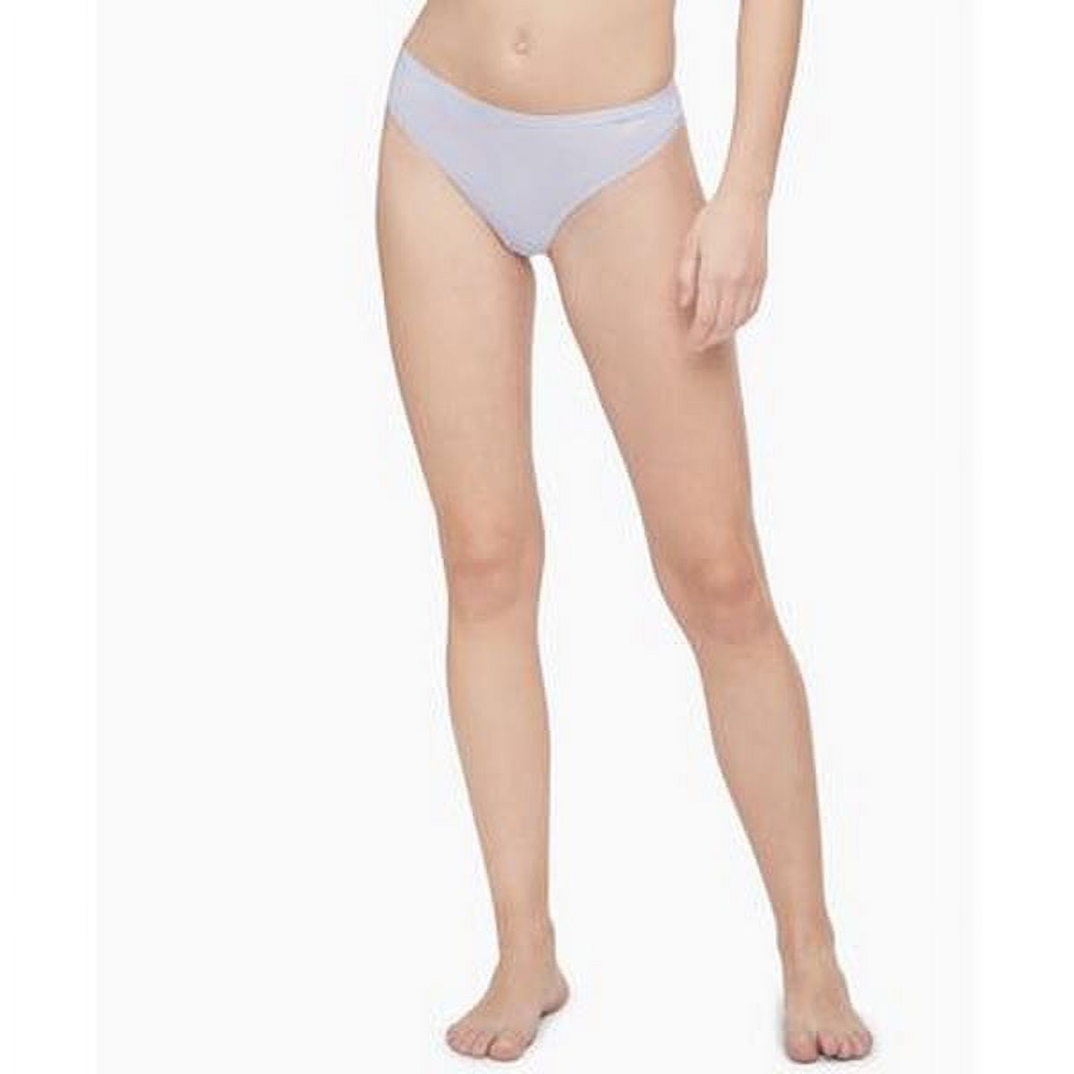 Calvin Klein Women?s One Size Thong Underwear QF5604: OS/Amethyst Cream