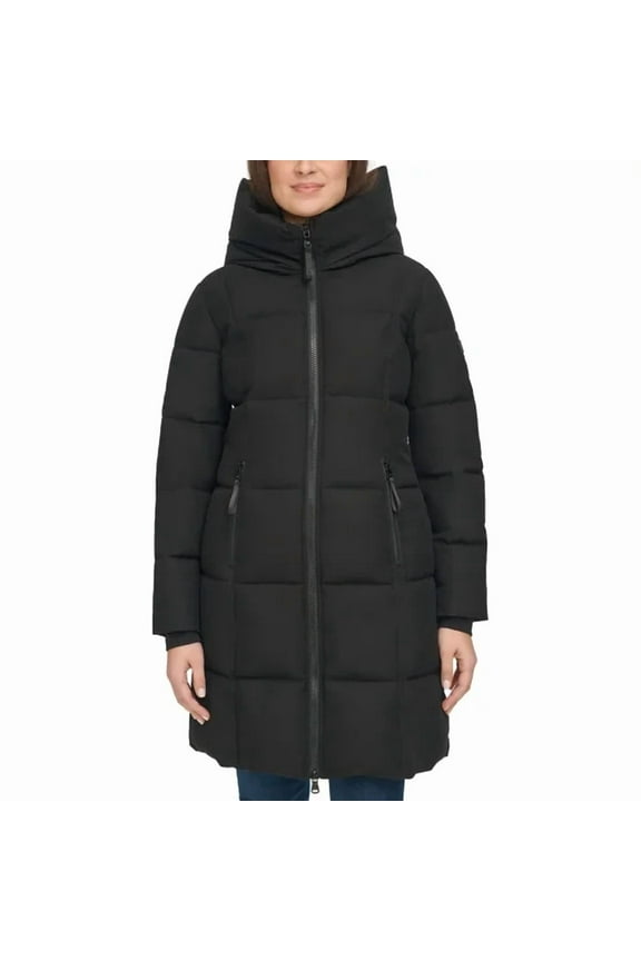 Women's Oxford Puffer Jacket Large Black