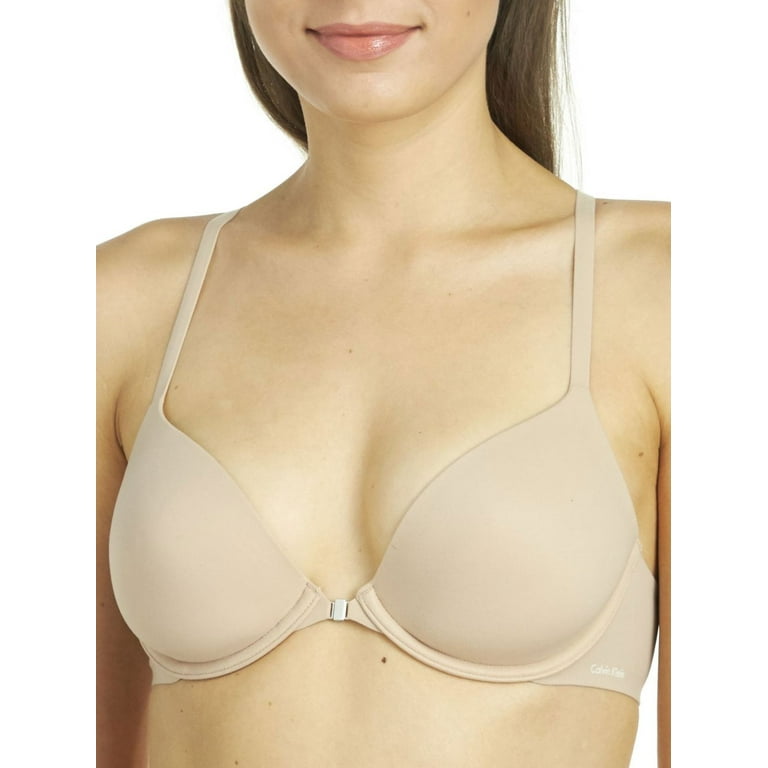 Calvin Klein Women s Perfectly Fit Memory Touch Racerback T Shirt Bra Bare 36C