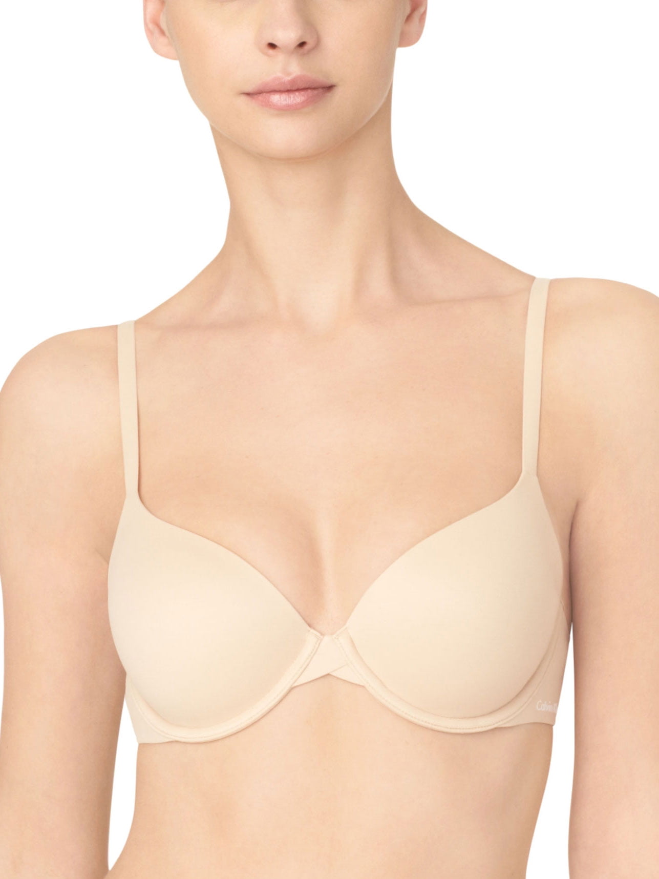 Calvin Klein Women's Perfectly Fit Modern T-Shirt Bra, Bare, 38C