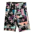 thumbnail image 1 of Calvin Klein Women's Performance High Waist 9" Printed Bike Shorts w/ Pocket (Magic Hour Sakura, L), 1 of 2