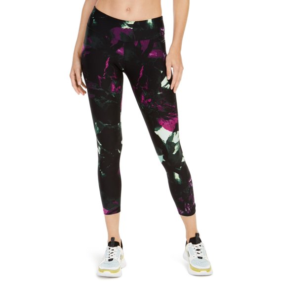 Calvin Klein Women's Performance Printed High-Waist Leggings Green Size XX-Large