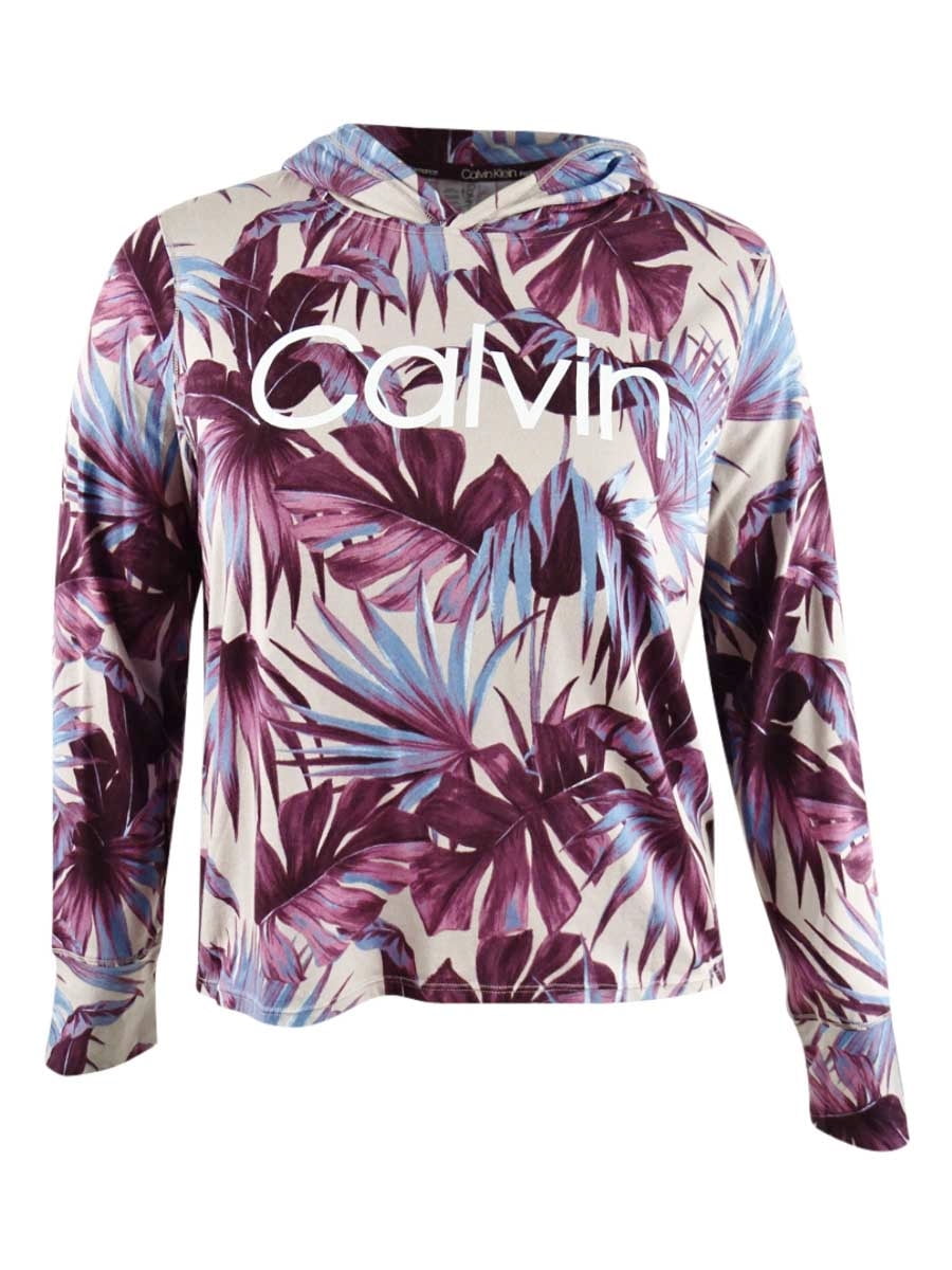 Calvin klein floral hoodie sale