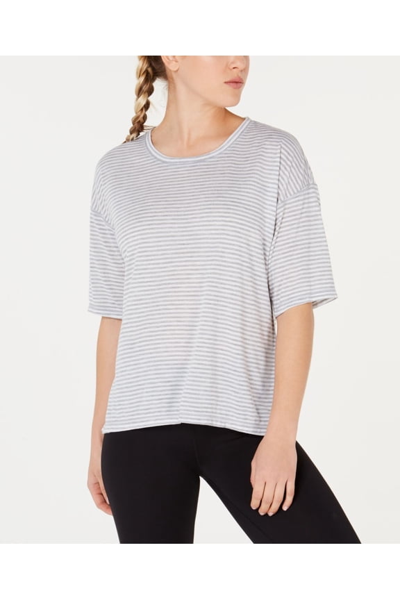 Women's Performance Split Back T-Shirt Gray Size L