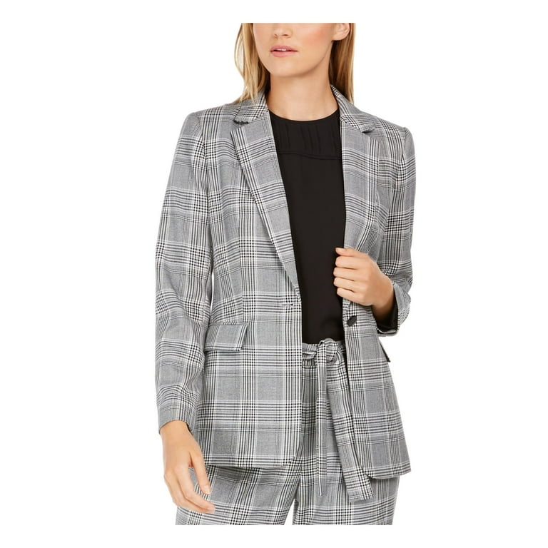 Calvin Klein Womens Petites Suit Separate Business One Button Blazer Walmart
