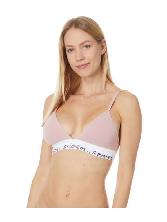 Women's Pink Modern Triangle Wireless Bralette M NWT