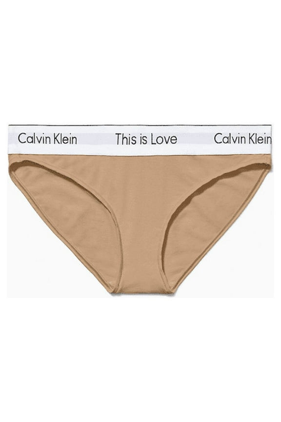 Women's Plus Cotton This Is Love Bikini, Travertine, 3X