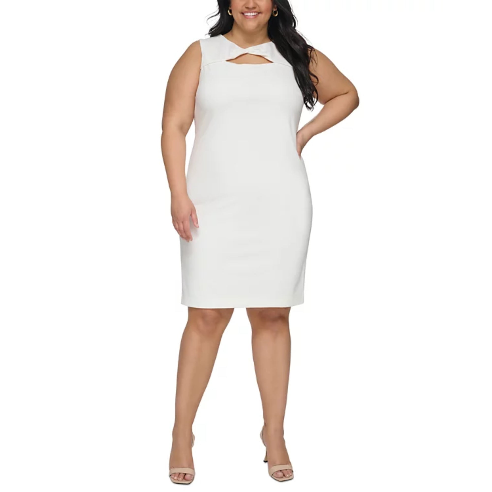 maxi bodycon dress Modal Halter-Neck Thigh-Split Maxi Dress in Black - 14