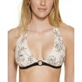 thumbnail image 1 of Calvin Klein Women's Printed Halter Bikini Top Swimsuit Pink Size Medium, 1 of 3