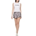 thumbnail image 1 of Calvin Klein Women's Printed Shorts Brown Size Small, 1 of 3