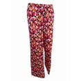 thumbnail image 1 of Calvin Klein Women's Printed Wide-Leg Pants (XL, Pink), 1 of 2