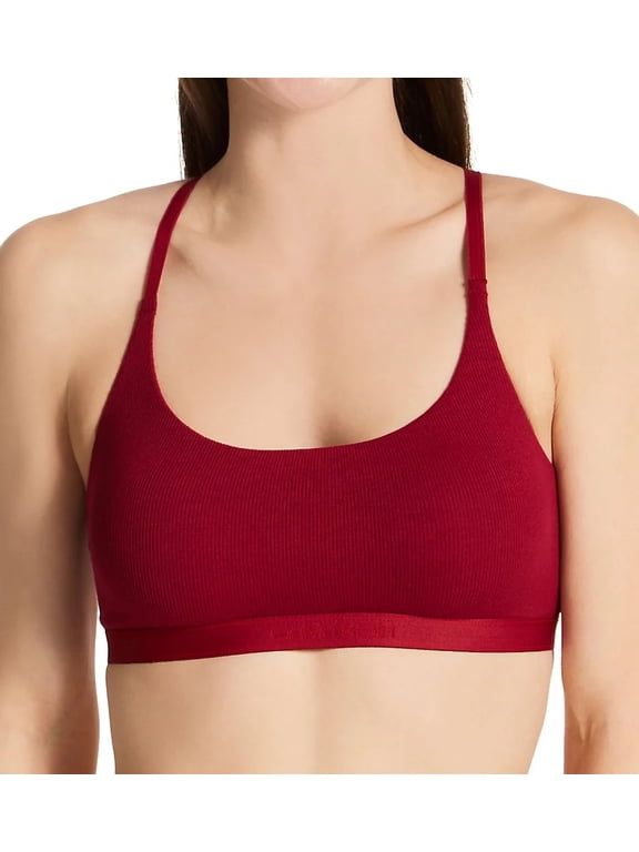 Women's Pure Ribbed Unlined Bralette