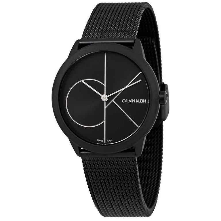Calvin Klein Ladies Watch K3M5245X, Minimal Quartz, Black Dial