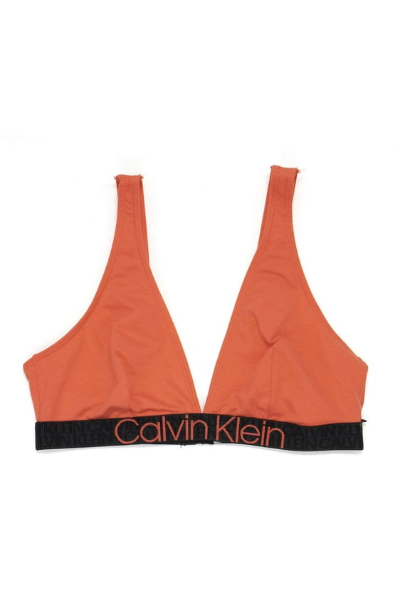 Women's Reconsidered Comfort Unlined Triangle Bralette, Punch Pink,XS - US