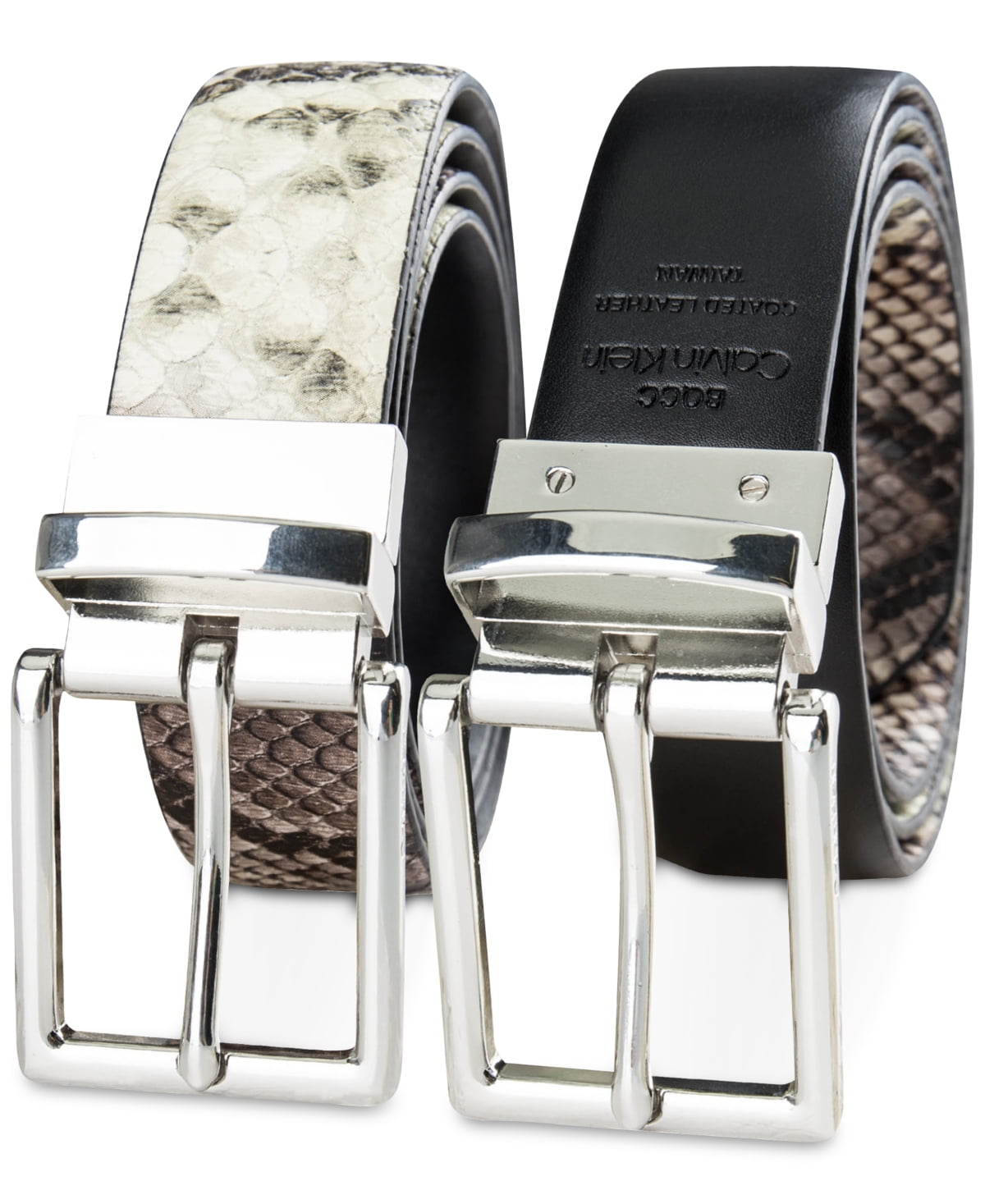 Calvin Klein Leather Belt with Metal Clasp Women black Belts Calvin Klein Black Solid Belts for Women for sale | eBay main image 4