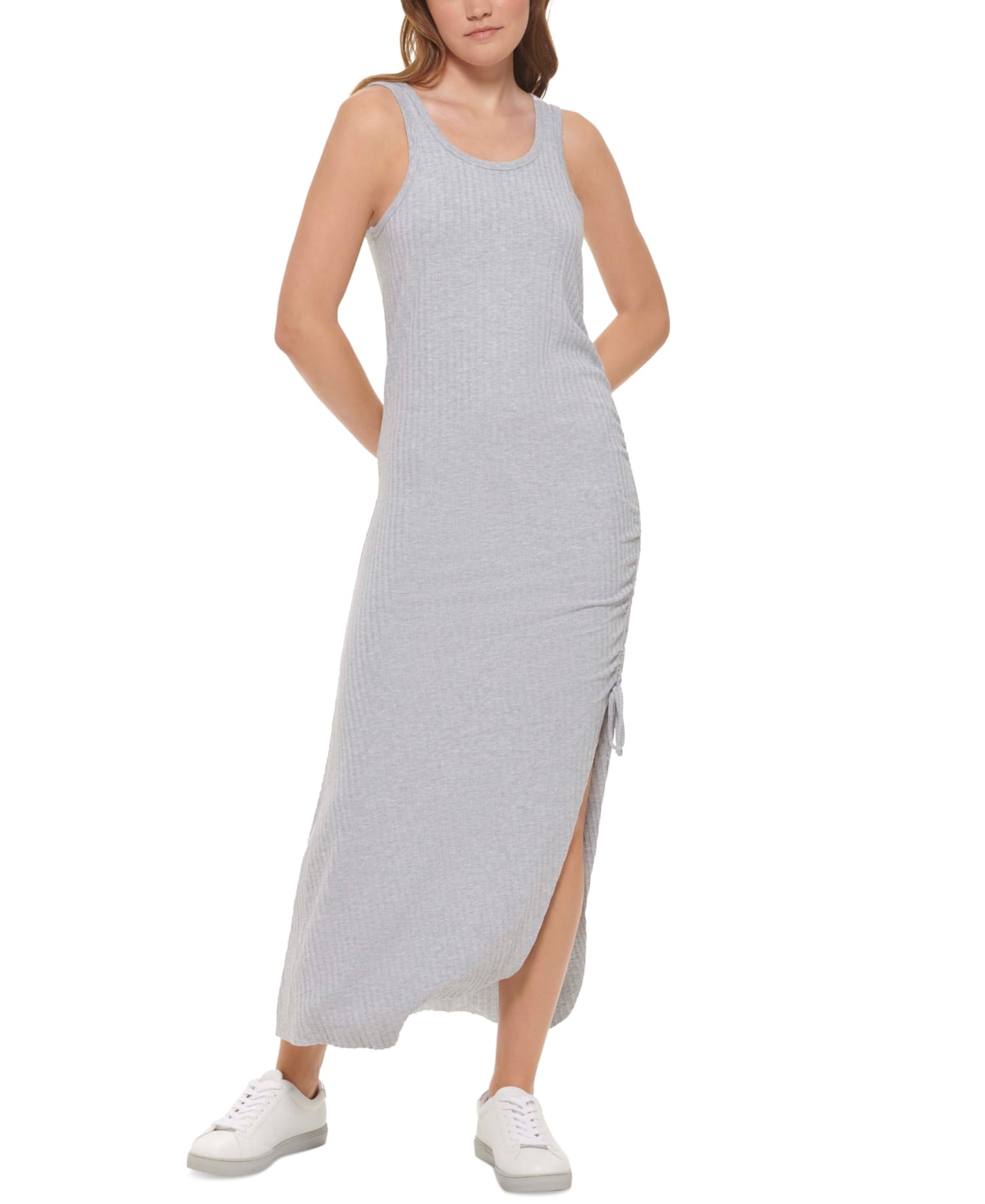 strapless open back dress Charlotte Rib Midi Dress – bfree boutique