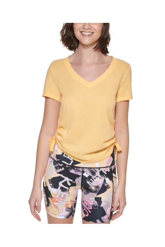 Performance Womens Ruched Top Sunstone S