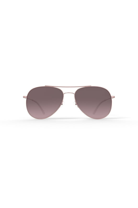 Women's Rx'able Fashion Sunglasses, CK18105SG, Rose Gold, 57-16-140, with Case