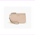 thumbnail image 1 of Calvin Klein Women's Saffiano Leather Large Zip Wristlet Rye, 1 of 2