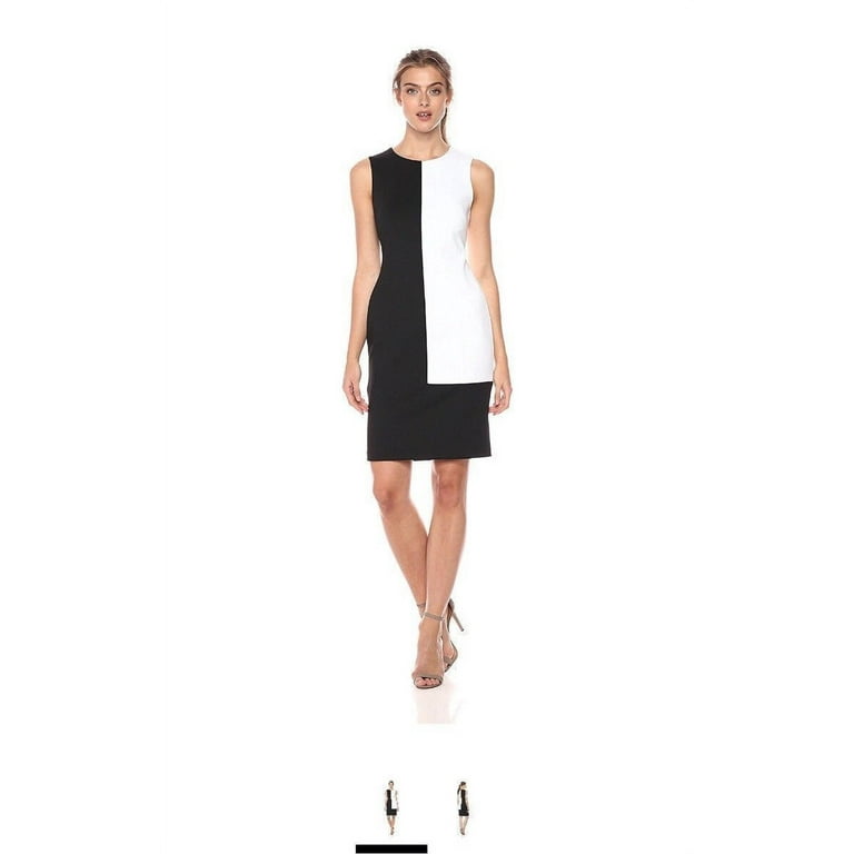 Calvin Klein Women s Sleeveless Color Block Dress size 10