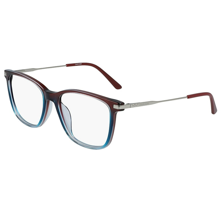 Calvin Klein Women s Square Eyeglasses CK19711G Red Blue 53 17 140 with Case Walmart