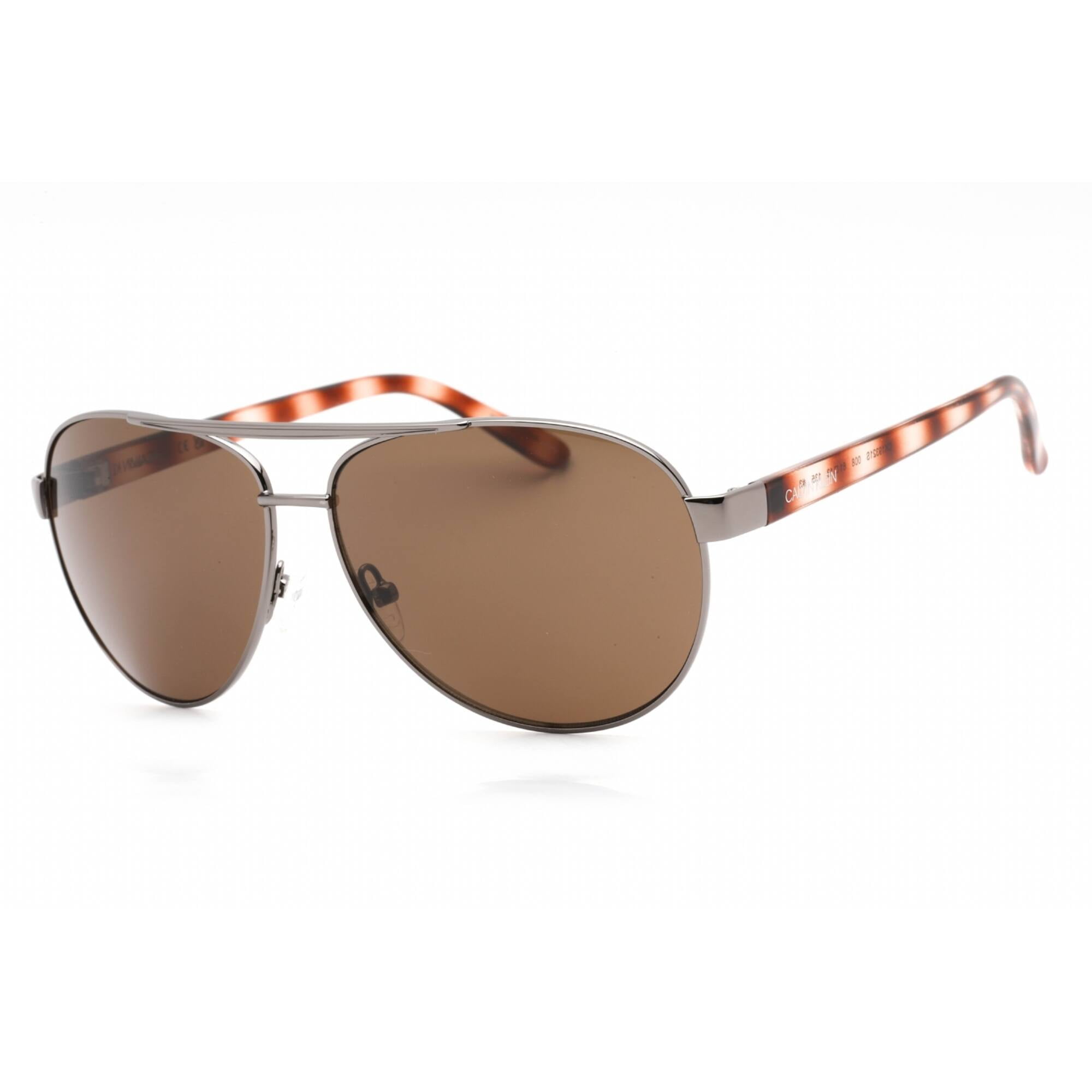 NWT Calvin Klein CK19321S Gunmetal Aviator 61mm Sunglasses Amazon.com: Calvin Klein CK19321S 008 GUNMETAL : Ropa  main image 2
