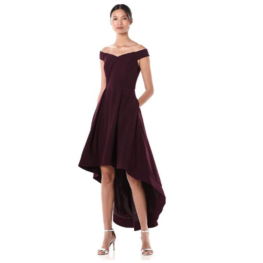 Calvin klein cheap hi low gown