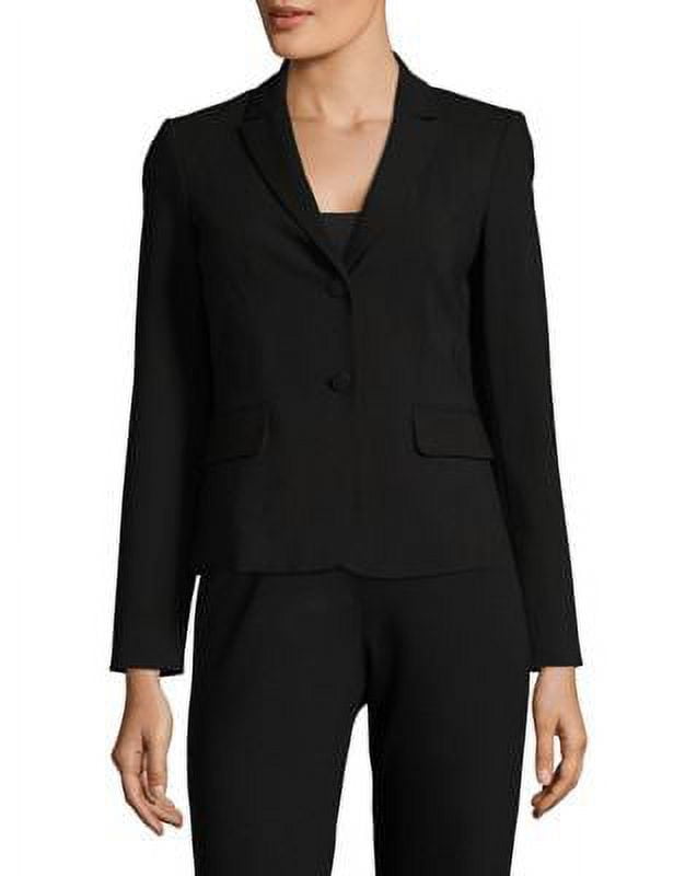 Calvin Klein Women's Plus One Button Blazer Suit Gray Size 14W