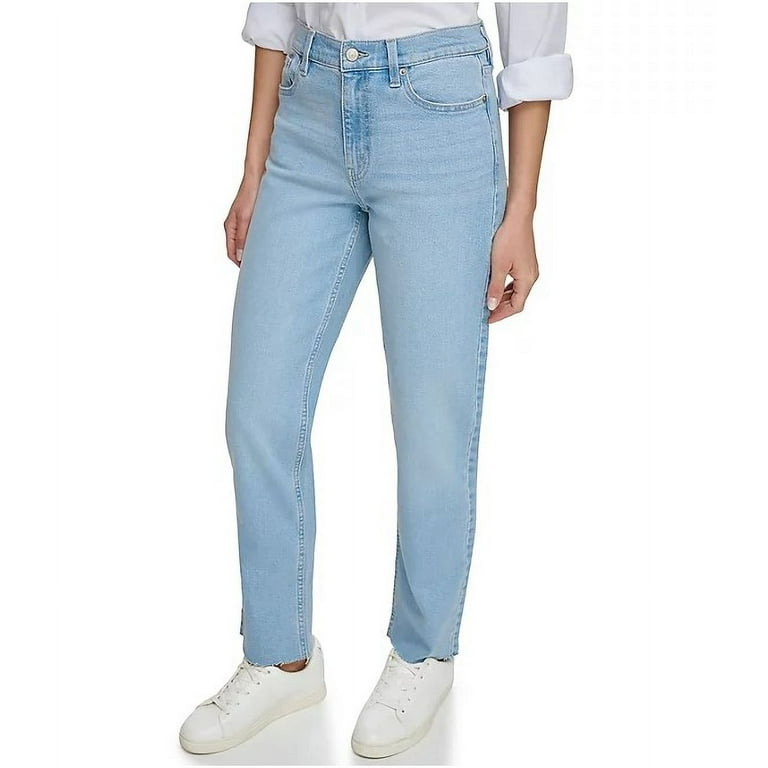 Calvin klein women's high rise jeans sales