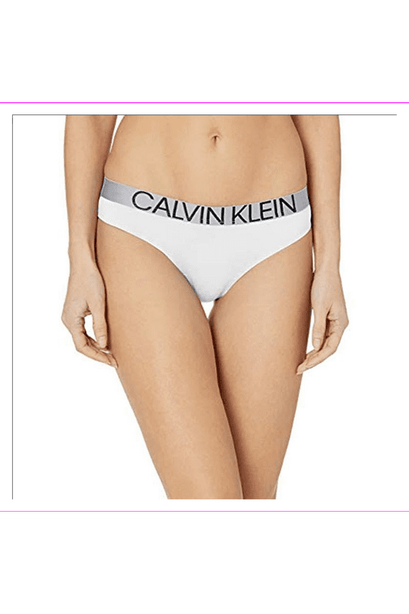 Women's White Statement 1981 Thong Panty in XL (QF5493)