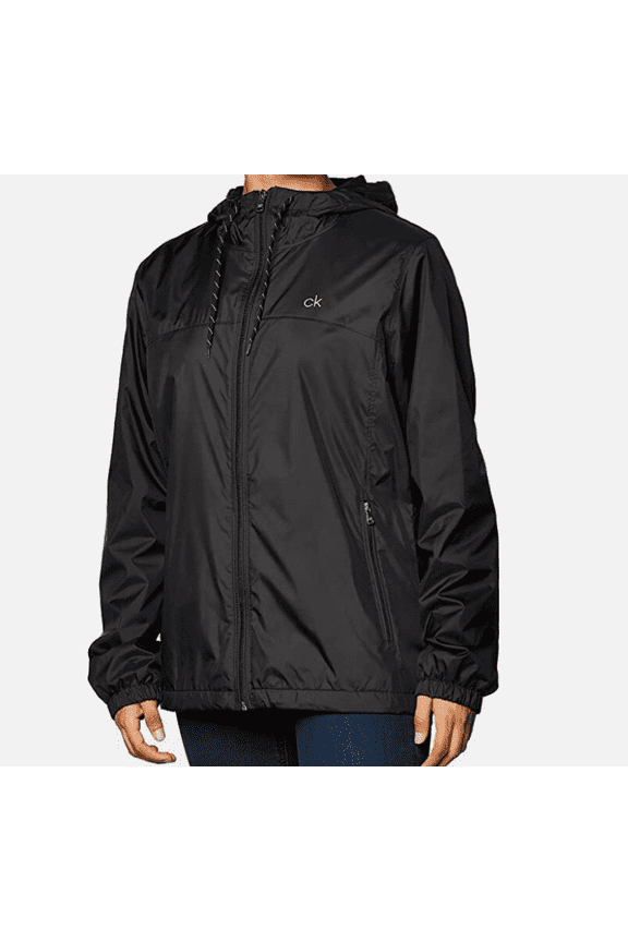 Women's Windbreaker Jacket Black Medium